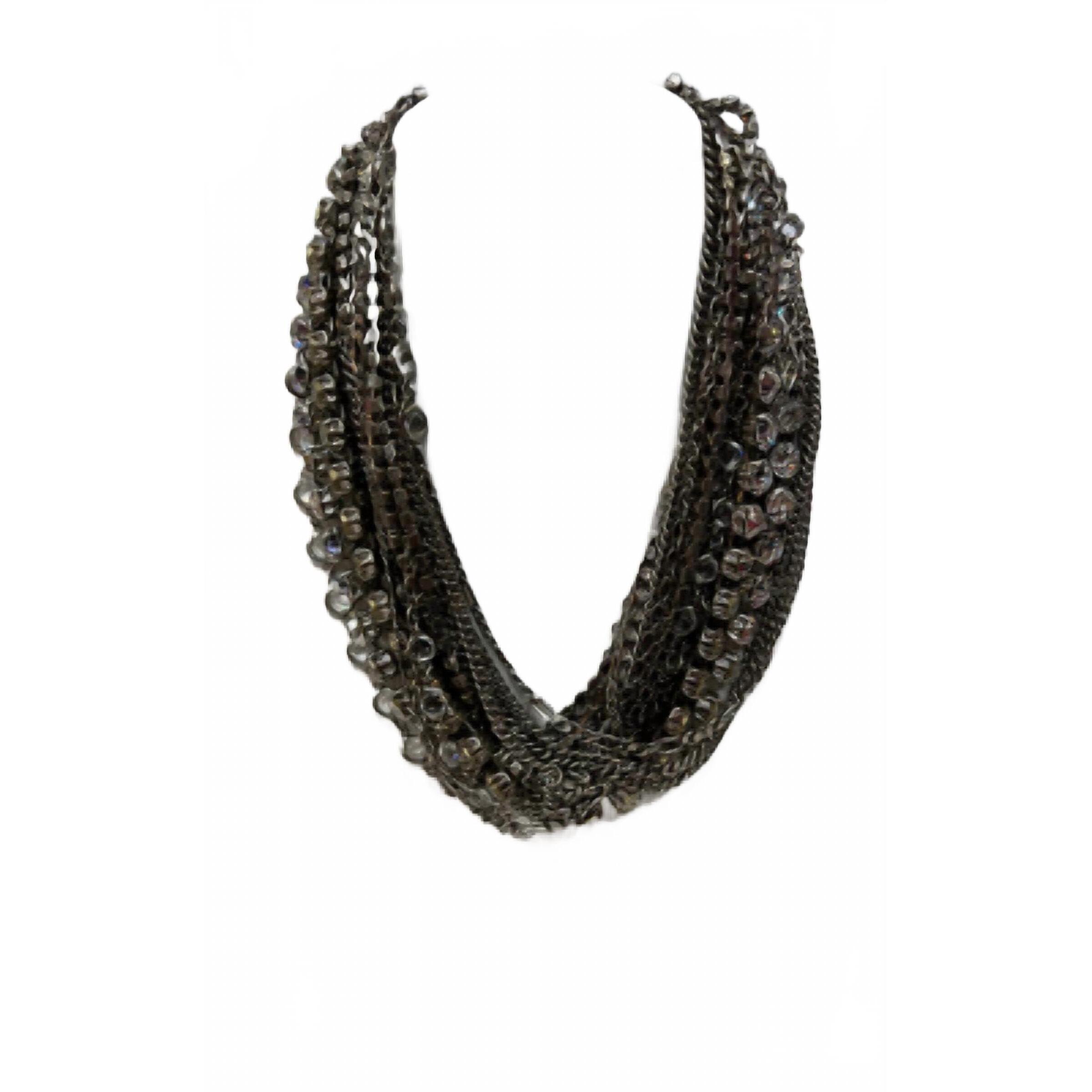 New R.J. Graziano Silver Layered Necklace In Silver